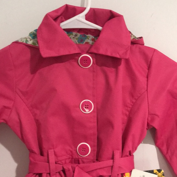NWT - Pink Platinum Raincoat - Picture 2 of 6